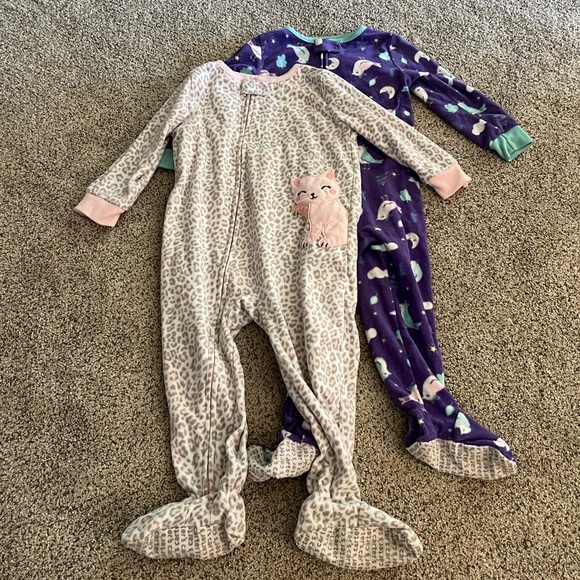 Carter's Pajamas Two Carters Fleece Sleepers Poshmark